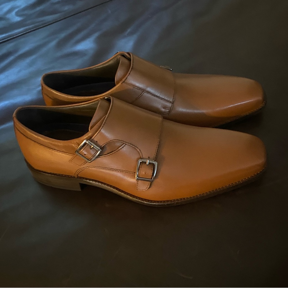 Johnston & Murphy ARCHER 10M cognac men’s dress shoes